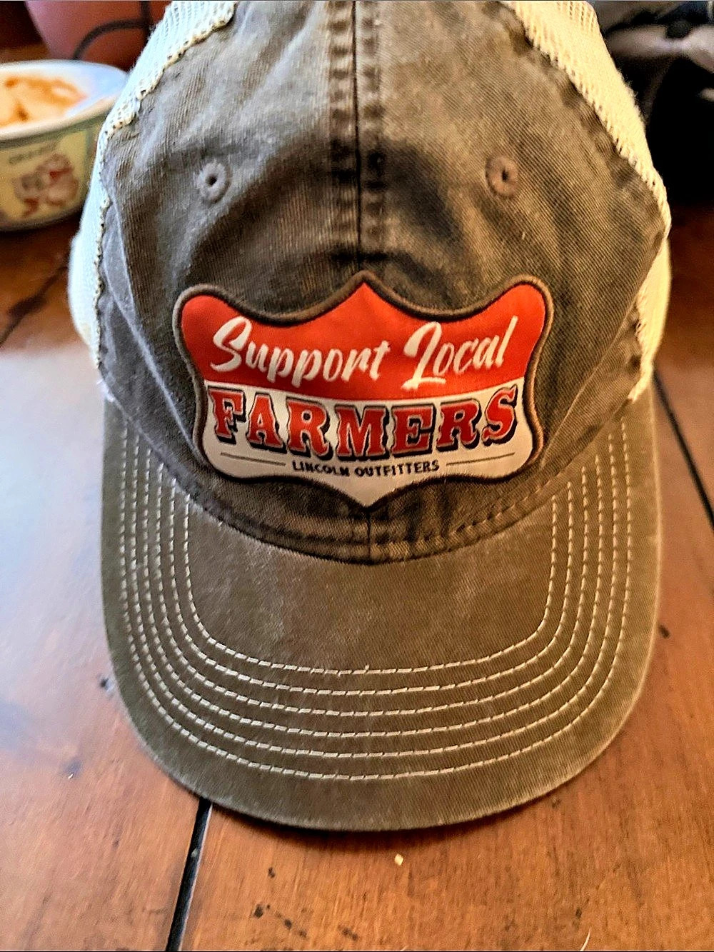 Lincoln Outfitters Support Local Farmers Trucker Hat Brown